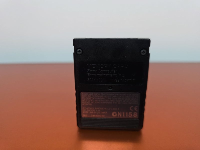 Official Sony PlayStation 2 8MB Memory Card - Black Carousel 2