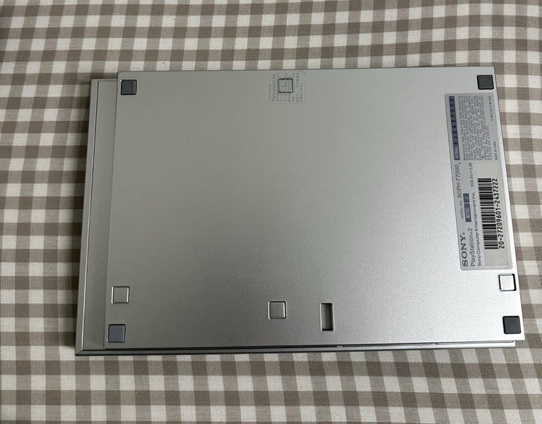 PlayStation 2 Satin Silver Slim | 64GB MX4SIO | HDMI | Genuine Sony Controller Carousel 4