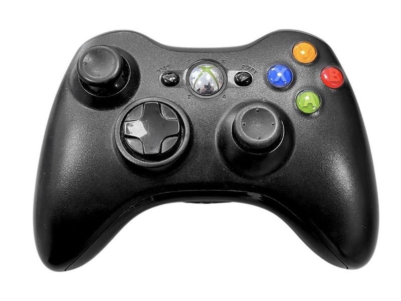 GENUINE Microsoft Xbox 360 Controller (Black V2) Carousel 1