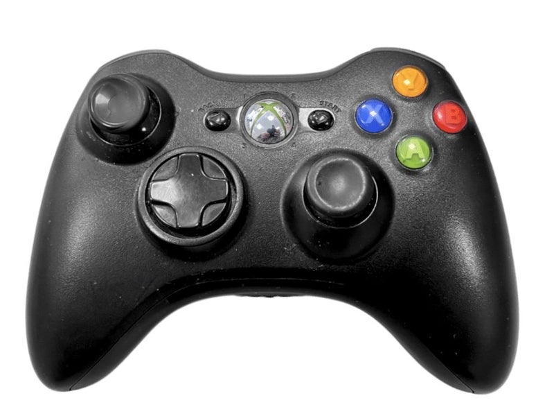 GENUINE Microsoft Xbox 360 Controller (Black V2) Carousel 1