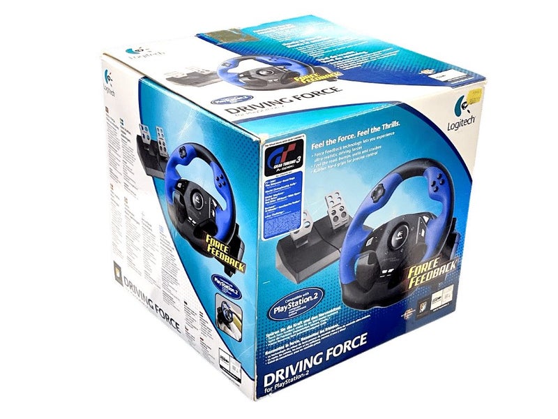 Logitech Driving Force Racing Wheel (PS2/PC) *BOXED* Carousel 1