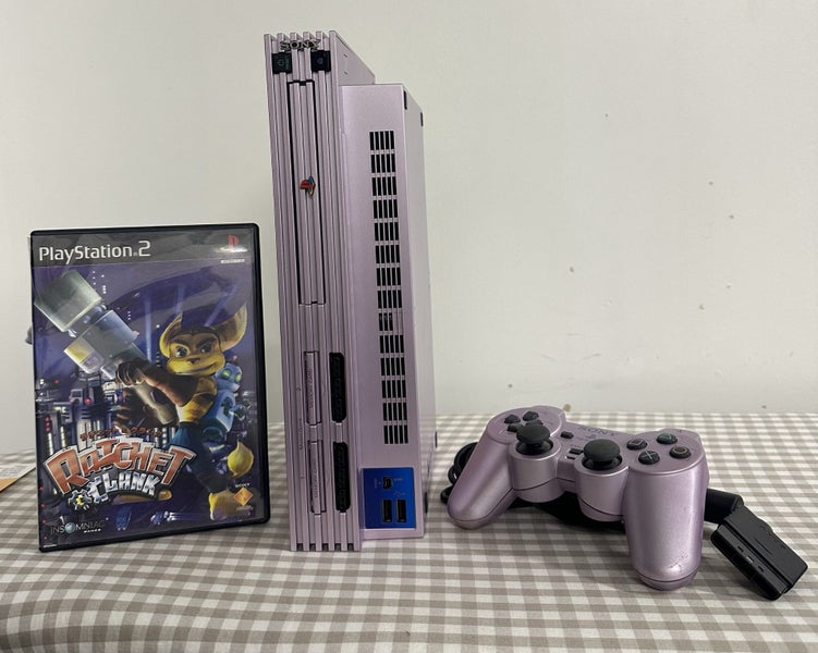 Sony PS2 (Sakura Pink) | 500GB HDD | FMCB | NZ Power Carousel 2