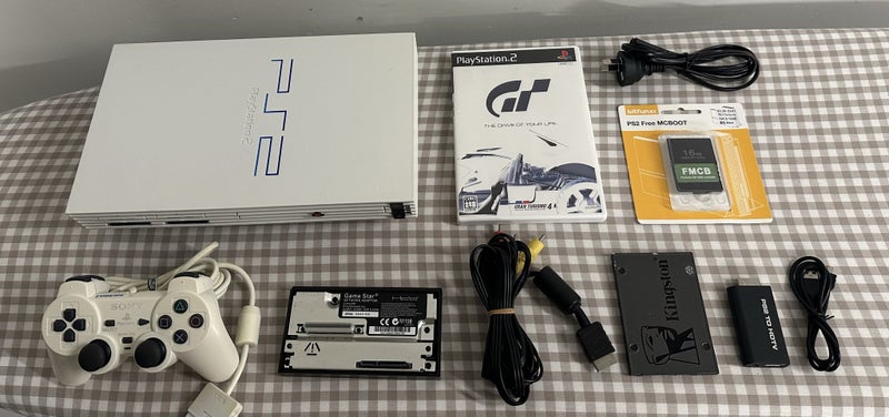 Sony PS2 (Grand Turismo) | 500GB HDD | FMCB | NZ Power Carousel 1