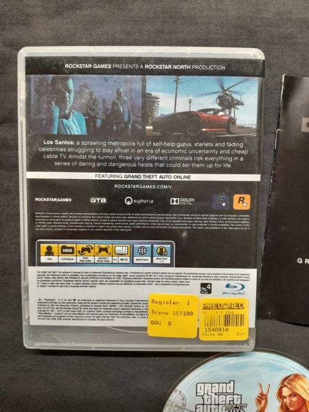 Grand Theft Auto V Playstation 3 Carousel 2