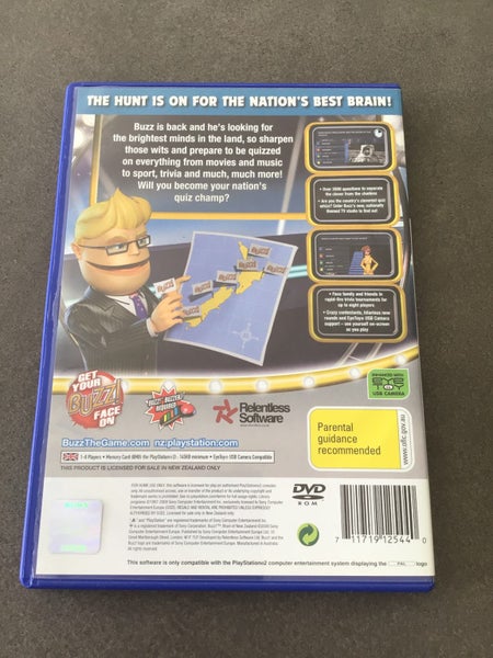 Playstation2 - Buzz - Brain of New Zealand Carousel 2