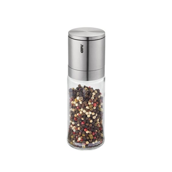 Gefu Salt and Pepper Mill - Stainless Steel/Glass Carousel 1
