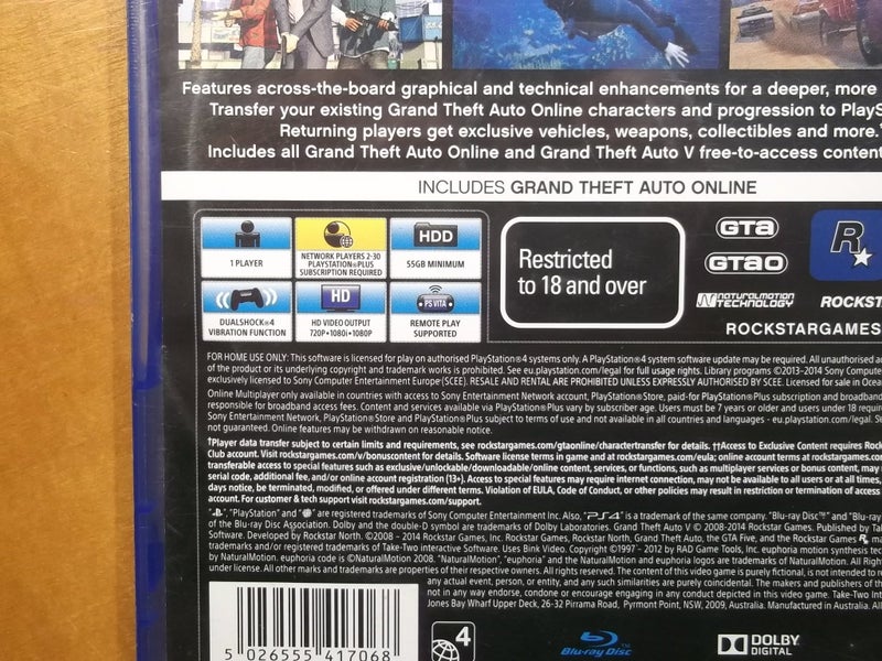 Grand Theft Auto V - Has Map! - PS4 Game - VG Condition Carousel 5