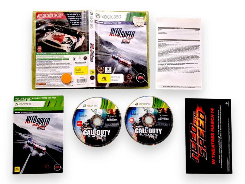 Call of Duty: Black Ops Discs in Need for Speed Most Wanted Case Xbox 360 Carousel 1