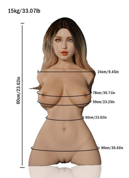 Miko: Silicone Sex Doll Torso with ROS Head Carousel 10