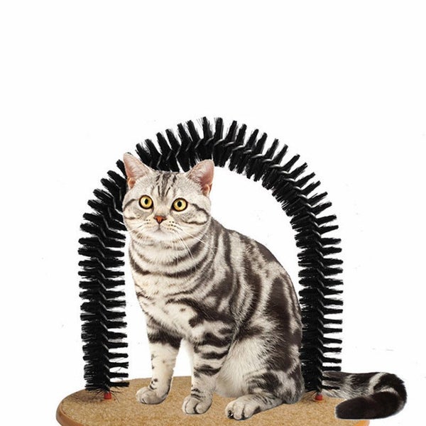 Cat Scratching Arch - Self Grooming & Massage Brush Carousel 1