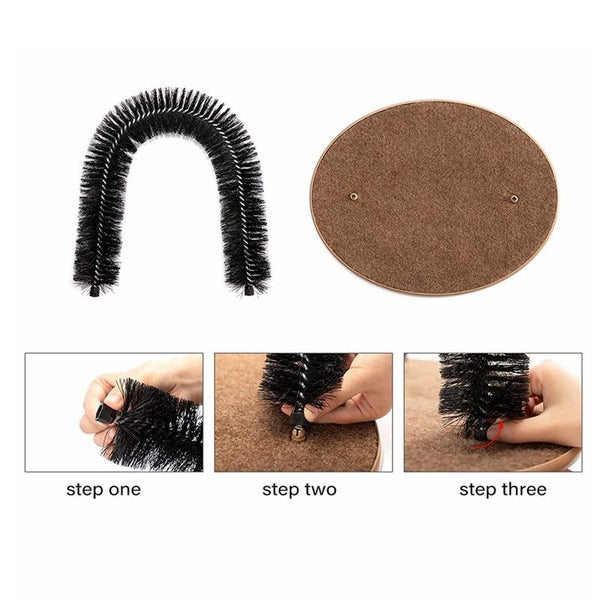 Cat Scratching Arch - Self Grooming & Massage Brush Carousel 3