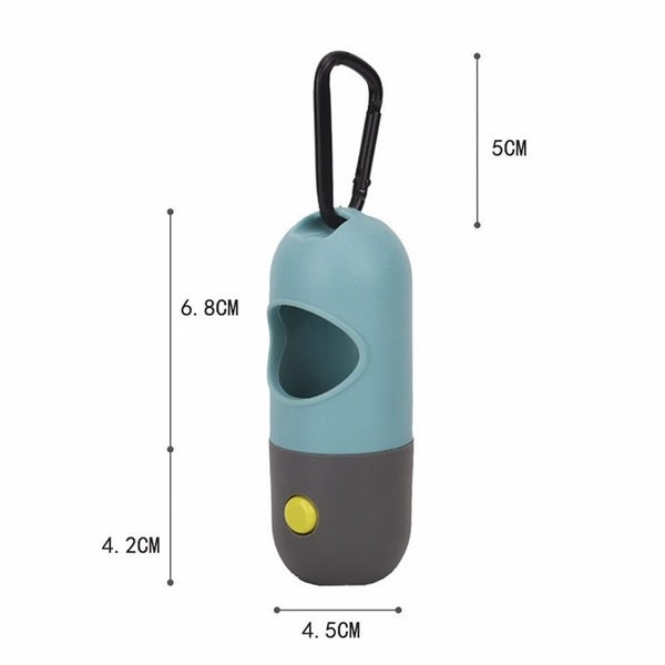 LED Poop Bag Dispenser with Flashlight Carousel 2
