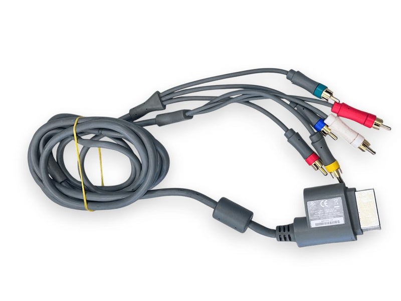 GENUINE MICROSOFT Xbox 360 E COMPOSITE 6-PRONG AVI Cable Lead Carousel 2