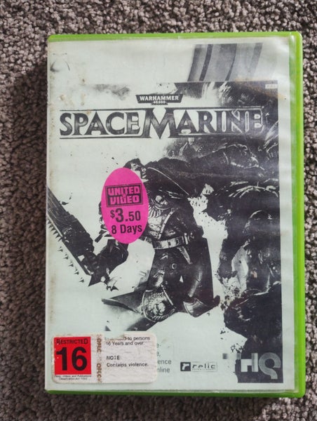 Warhammer 40000 Space Marine Xbox 360 Action Game Disc Manual Case Carousel 2
