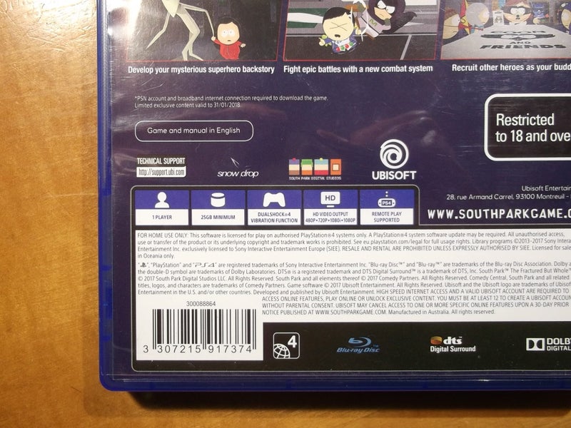 South Park The Fractured But Whole - PS4 Game - LIKE NEW Carousel 5