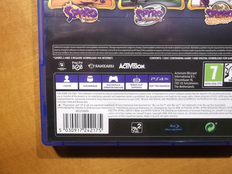Spyro Reignited Trilogy - PS4 Game - Excellent Condition Carousel 4