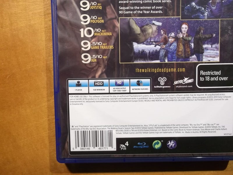 The Walking Dead Season Two - A Telltale Games Series - PS4 Game - VG Condition Carousel 4