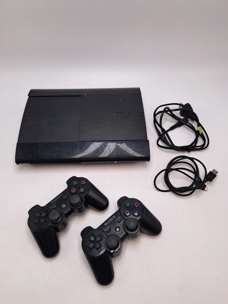 * 12GB Super Slim PS3 Console w/ 2 Controllers & Power Cable! * Carousel 1