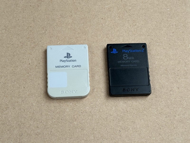 PlayStation 1 + PlayStation 2 Memory Cards Carousel 1