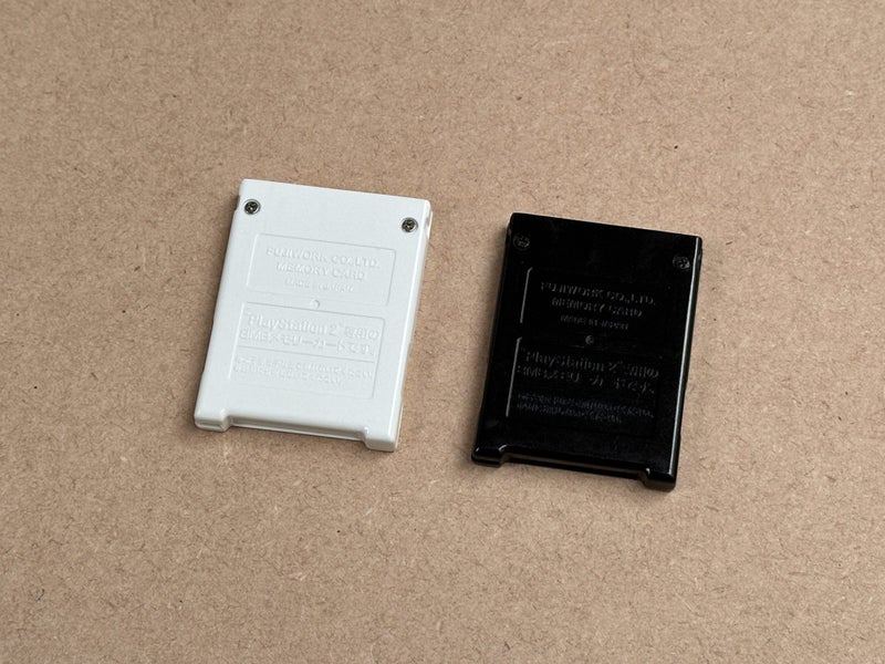 Black & White Fujiwork PlayStation 2 Memory Cards Carousel 2