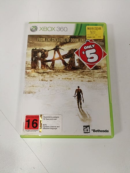 RAGE XBOX 360 GAME Preowned Good Condition #B18194127-7 Carousel 1