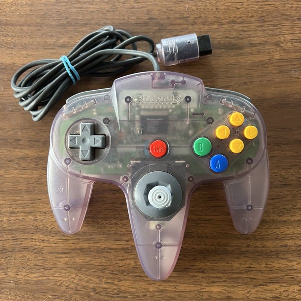 OEM Clear Purple N64 Controller - Great Condition Carousel 1