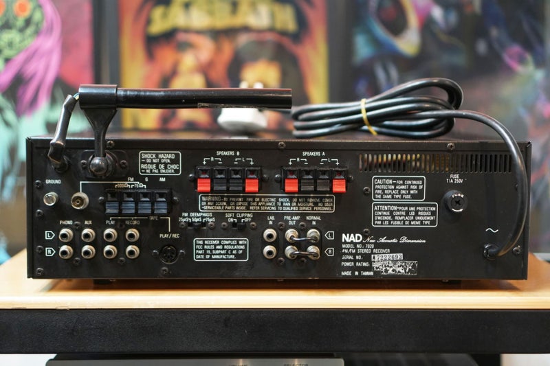 NAD 7020 Vintage Audiophile Amplifier with Phono for Turntable - Warranty! Carousel 7