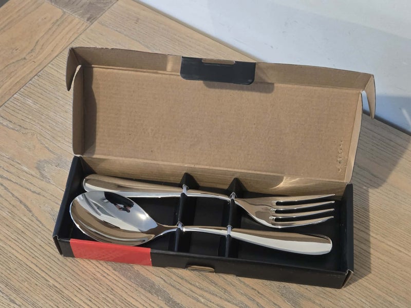 Alessi Nuovo Milano 2-Piece Serving Cutlery Set - New Carousel 7
