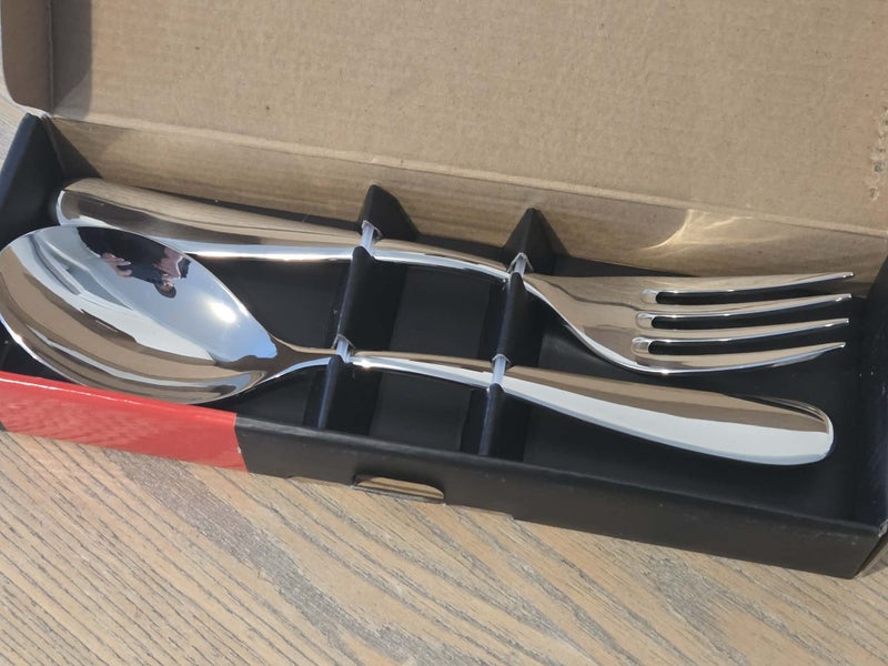 Alessi Nuovo Milano 2-Piece Serving Cutlery Set - New Carousel 2