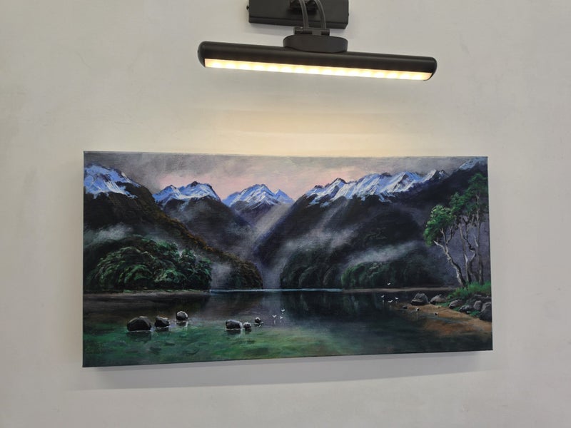 Investment - Still and Calm in Fiordland - Xtra LARGE Painting by Caley Hall