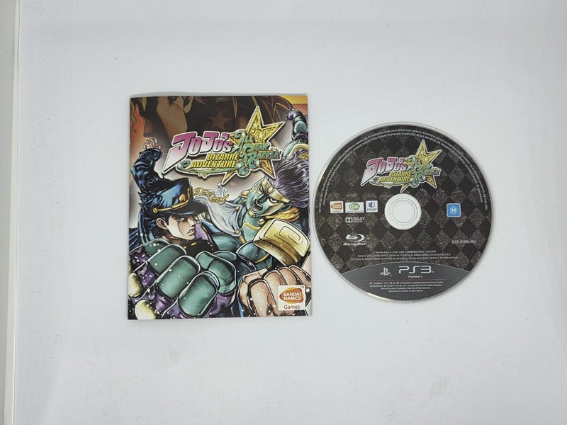 Jojo's Bizarre Adventure ps3 disc and manual Carousel 1