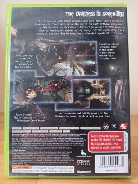 The darkness - xbox 360 game Carousel 2