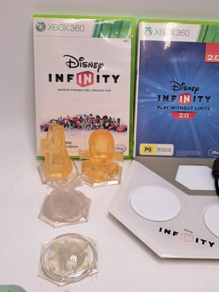 * -Xbox 360- HUGE LOT 30x Disney Infinity Figures, 3 Games & Portal! * Carousel 2