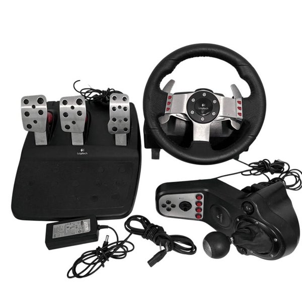 Logitech G25 Racing Wheel, Pedals & Gear Shifter - PS2/PS3/PC Carousel 2