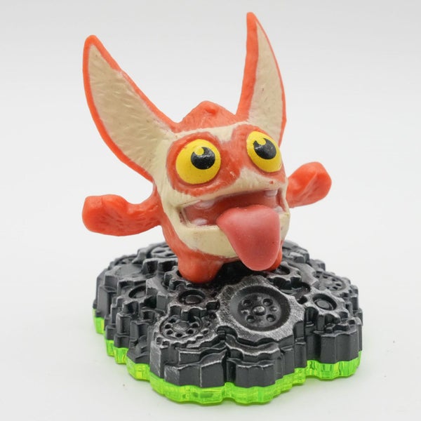 Skylanders Spyros Adventures - Trigger Snappy - RARE Sidekick Green Base Mini Carousel 1