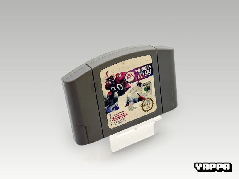 N64 • Madden NFL 99 Sticker Damage • Loose Carousel 1