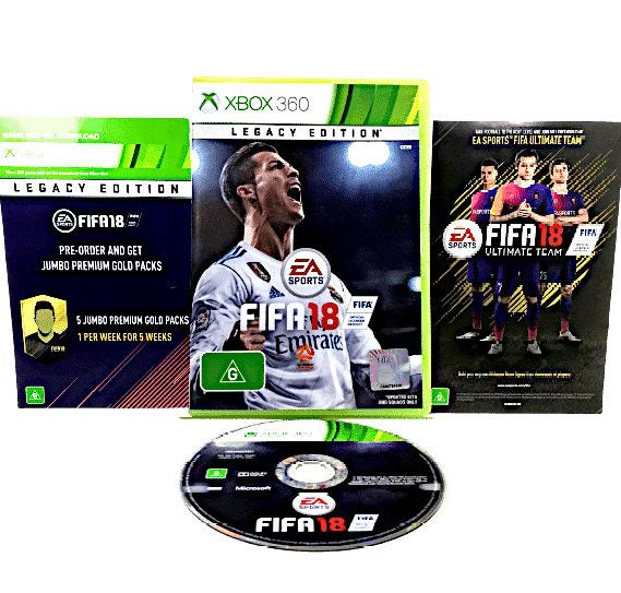FIFA 18 (RARE Xbox 360 Edition) *MINT COMPLETE* Carousel 1
