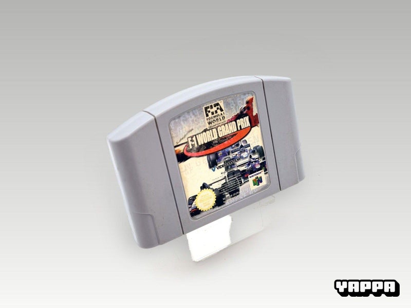 N64 • F-1 World Grand Prix Artwork Damage • Loose Carousel 1