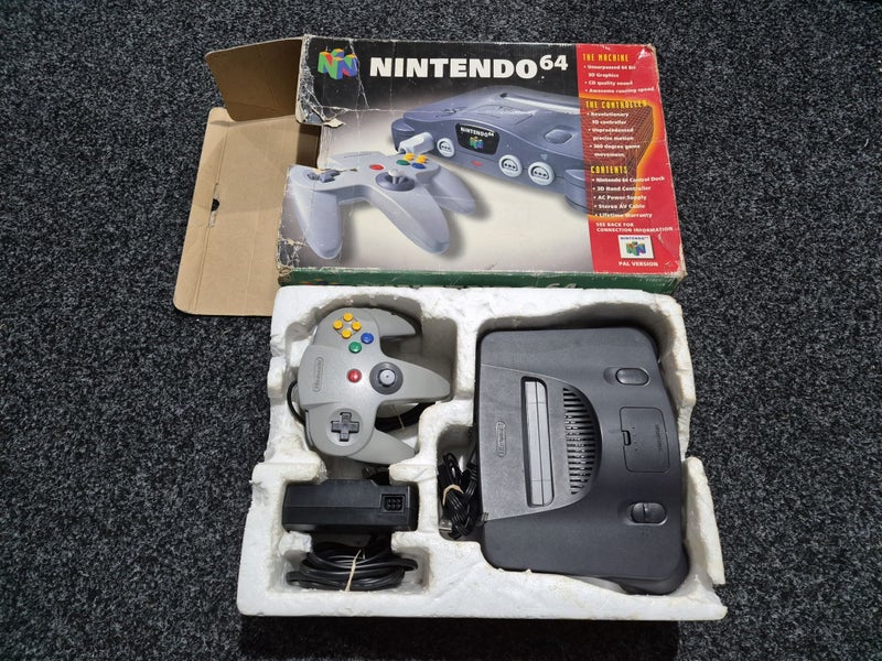 Nintendo 64 Console + Controller + Power Supply Carousel 6