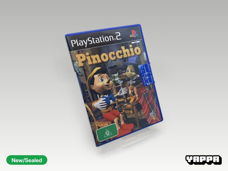 PS2 • Adventures of Pinocchio • CIB • New / Sealed Carousel 1
