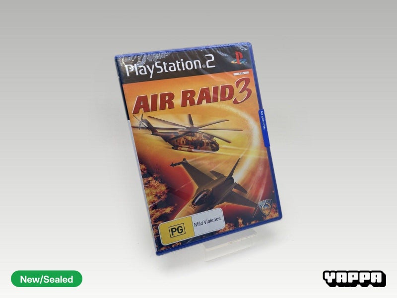 PS2 • Air Raid 3 • CIB • New / Sealed Carousel 1