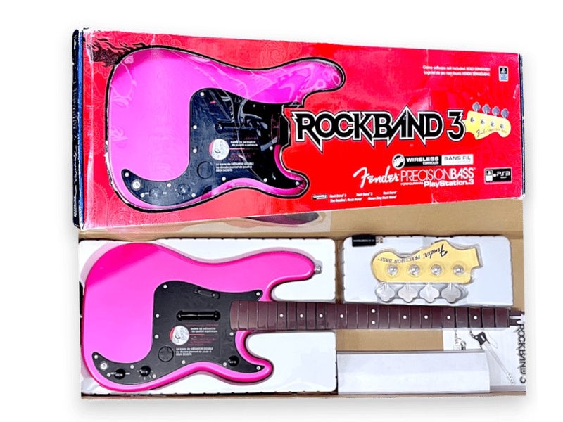 Fender Precision Bass Rock Band PS3 Wireless Guitar Controller Carousel 1
