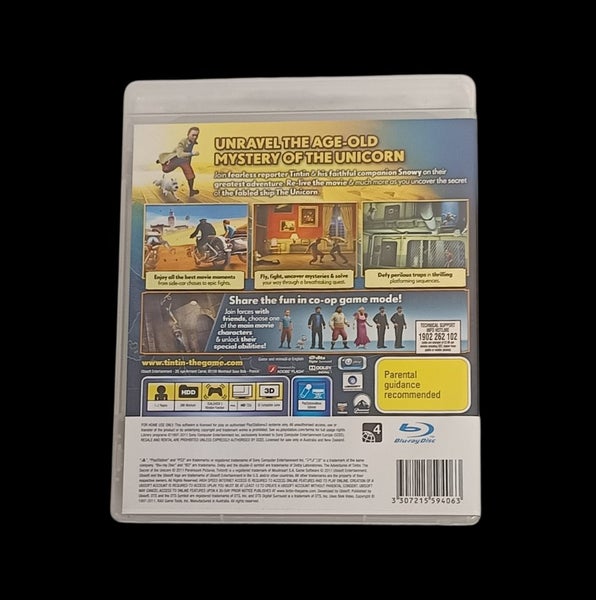 The Adventures Of Tin Tin PS3 *complete Carousel 3