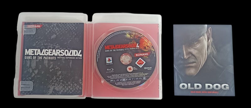 Metal Gear Solid 4 Guns Of The Patriots PS3 *mint condition * complete Carousel 2