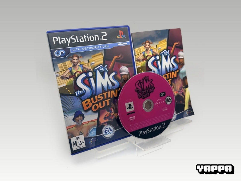 PS2 • The Sims Bustin' Out • CIB Carousel 1