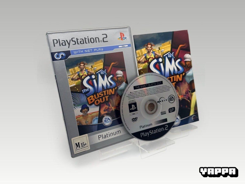 PS2 • The Sims Bustin' Out (Platinum) • CIB Carousel 1