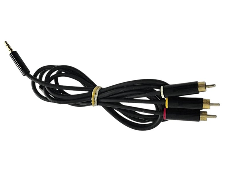 GENUINE MICROSOFT Xbox 360 E Stereo RCA AV Audio Video Cable Carousel 2