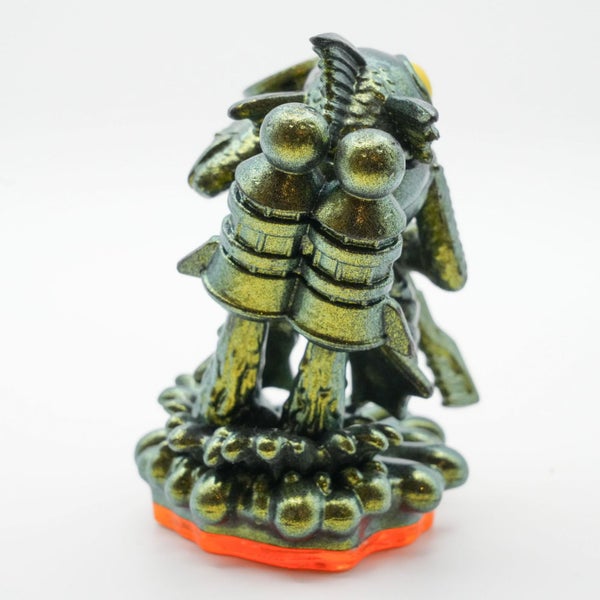 Skylanders Giants RARE Special Edition Metallic Green Gill Grunt DAMAGE Variant Carousel 2