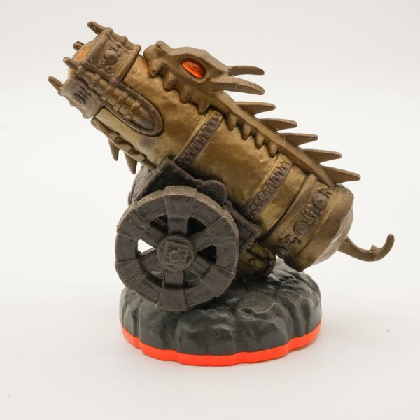 Skylanders Giants - Golden Dragonfire Cannon - New Levels - Magic Item Canon Carousel 2