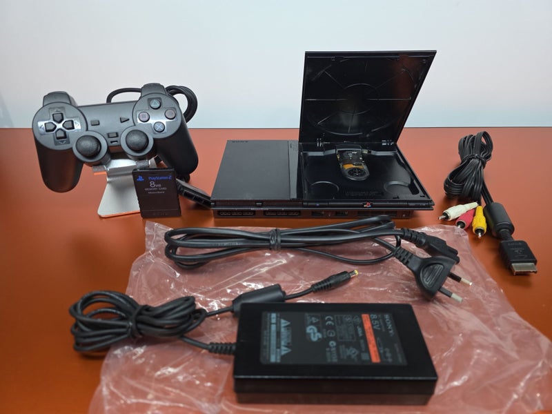 Sony PS2 SLIM Console with Memory Card and BRAND NEW Controller COMBO Carousel 1